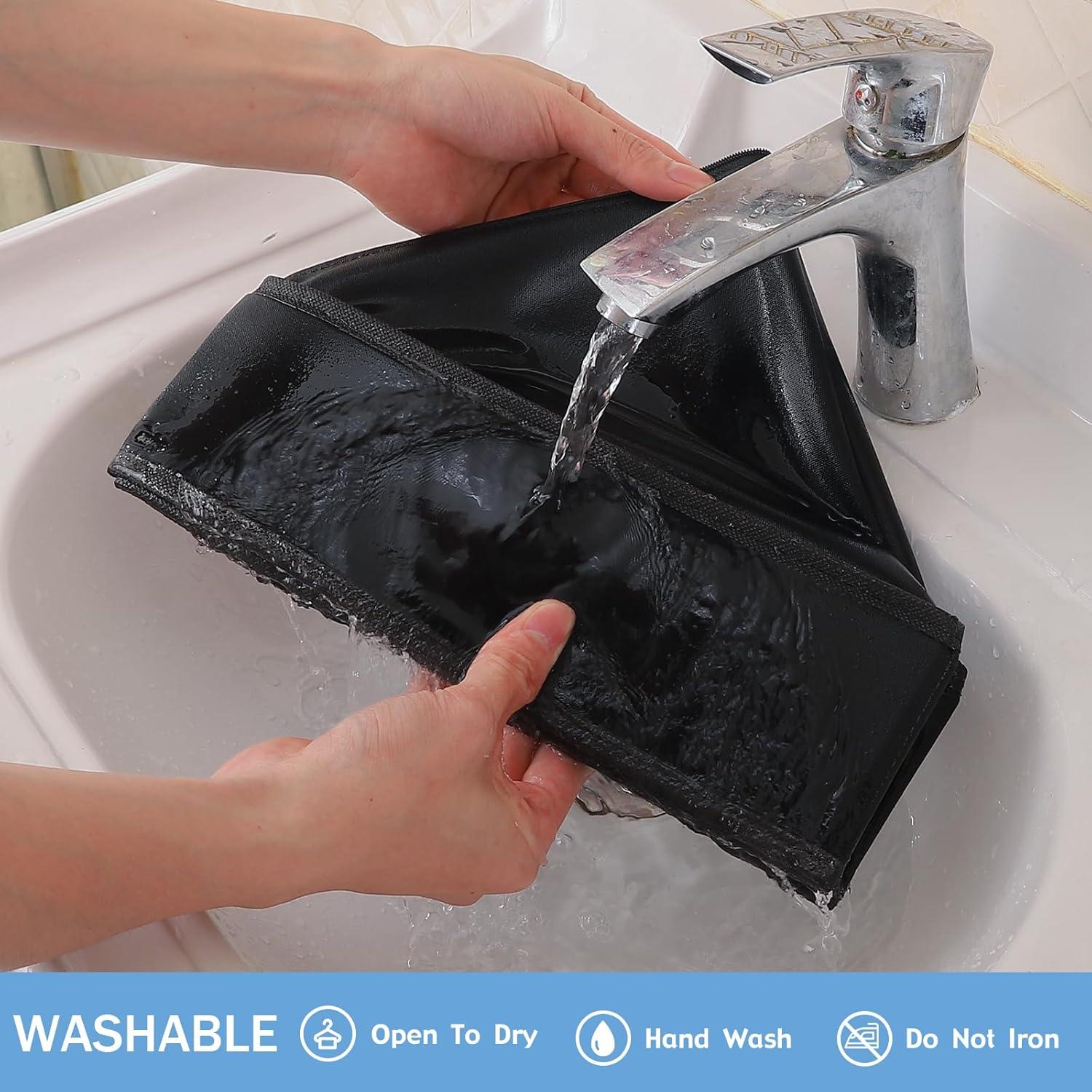 Organizador de Cajones Plegable Boudar 24 Celdas Negro