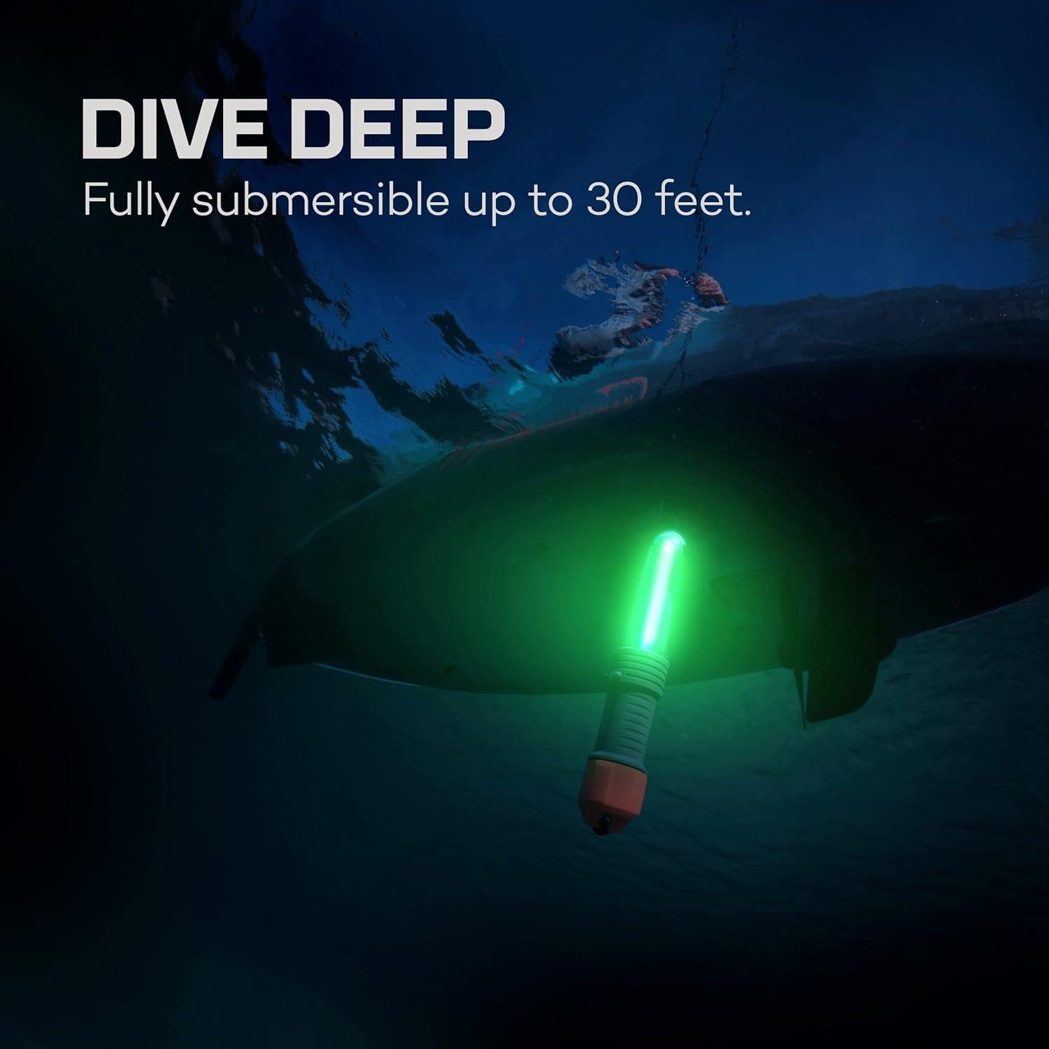 Luz de Pesca Submerser 500 NEBO Recargable IPX8 500 Lúmenes