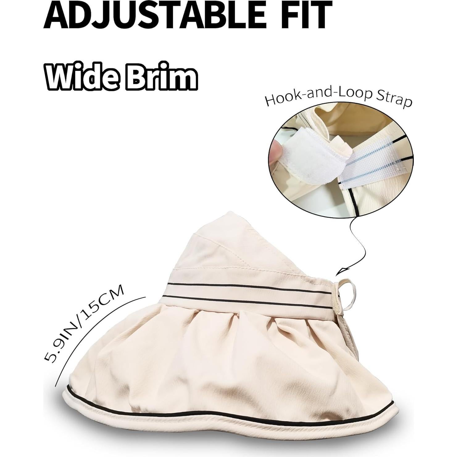 Sombrero de Sol Plegable Pinknoke para Mujeres con Protección UV