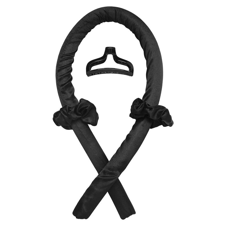 Cinta Rizada Sin Calor BATOUDE - Rodillo para Cabello Negro