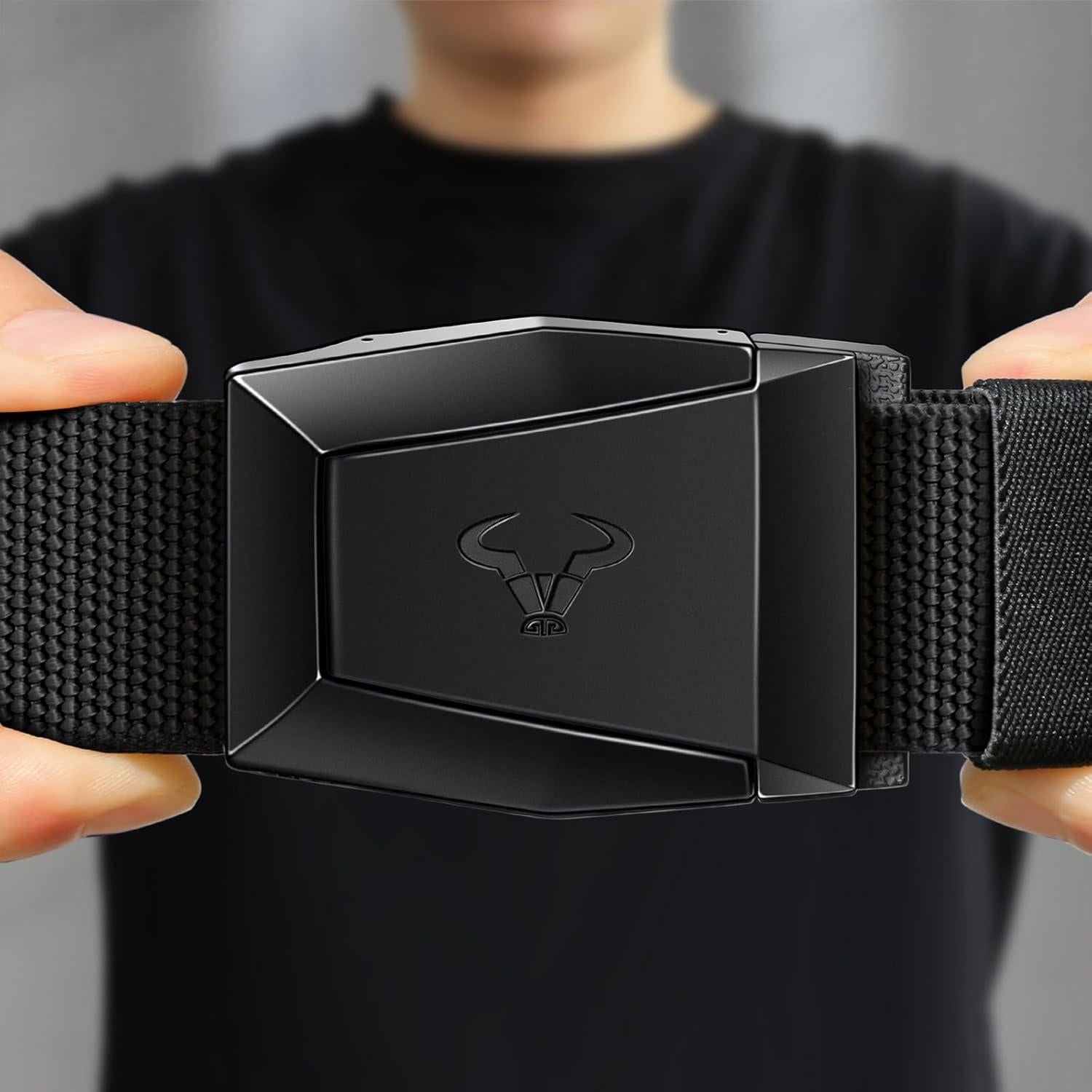 Cinturón BULLIANT para Hombres 2 Paquete Nylon Ajustable