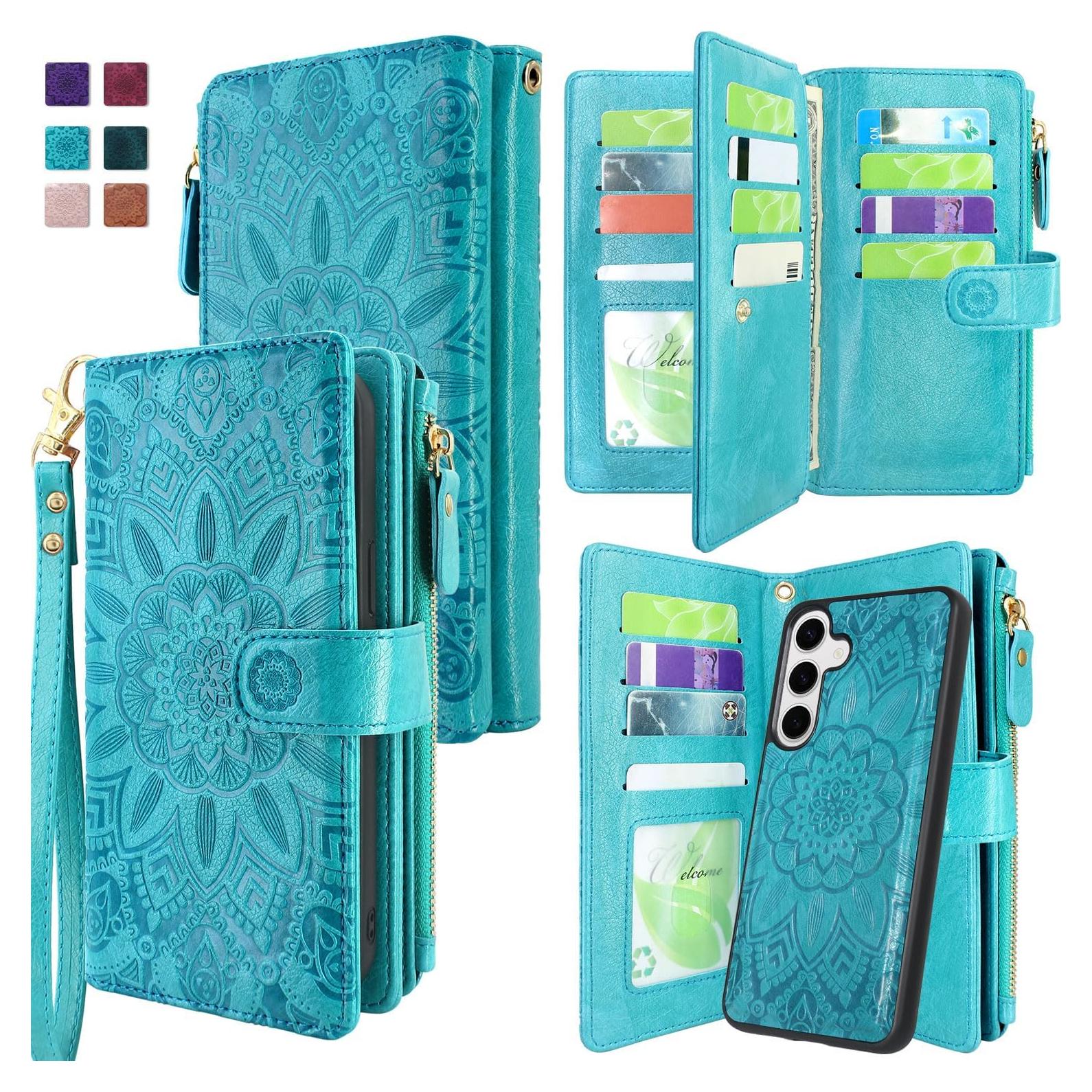 Funda de Cartera Harryshell para Samsung Galaxy S25 6.2" Floral