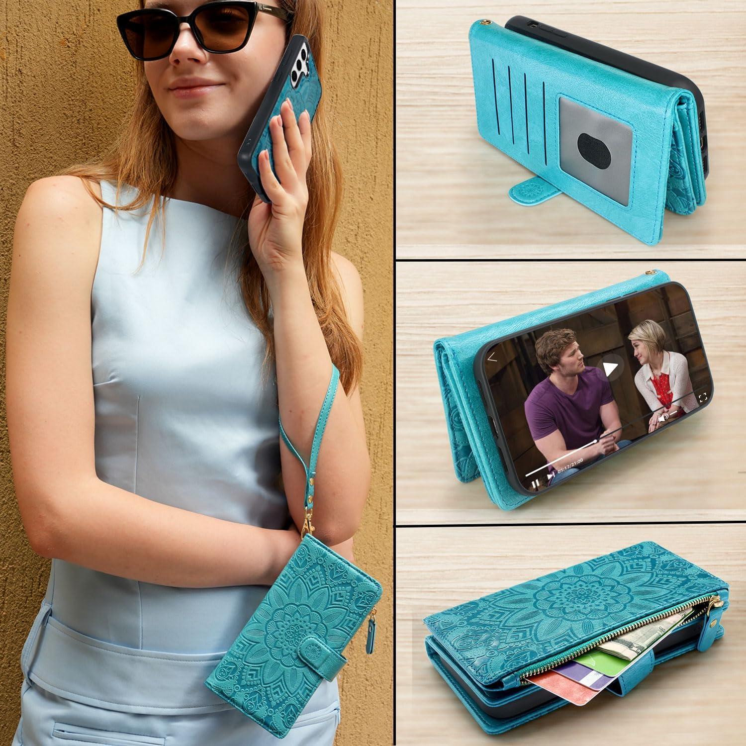 Funda de Cartera Harryshell para Samsung Galaxy S25 6.2" Floral