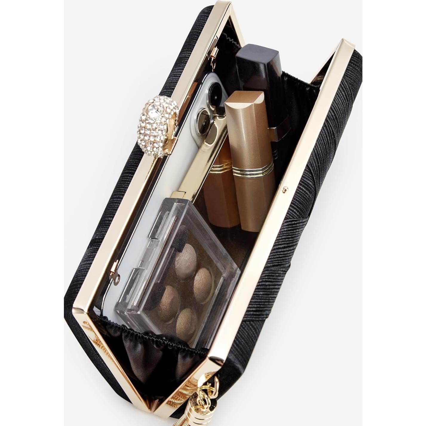 Bolso de Noche BABEYOND para Mujeres con Borlas - Negro