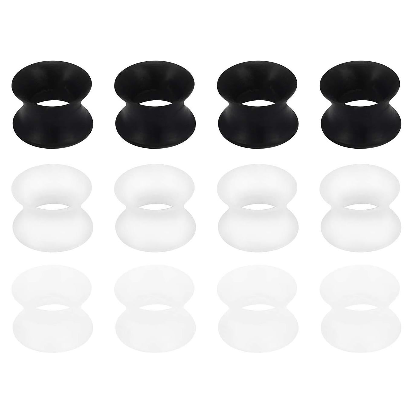 Medidores de Silicona Ultra Delgada Cisyozi 0G 8mm 6 Pares