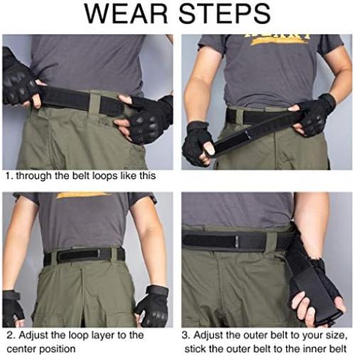 Cinturón IDOGEAR Resistente 1.75" y 2" para Hombres