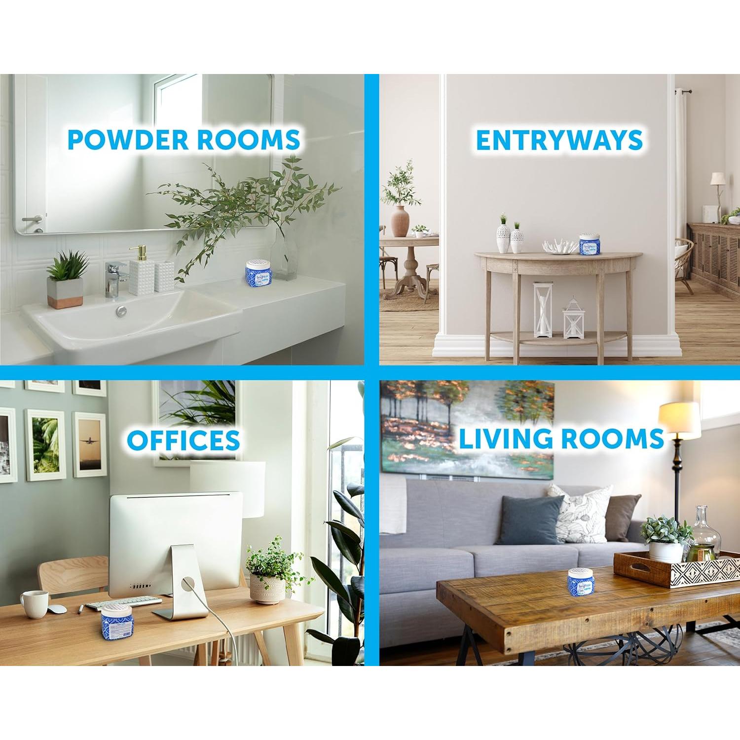 Gemas Aromáticas Bright Air 12 oz, Caja de 6, Aroma Fresco