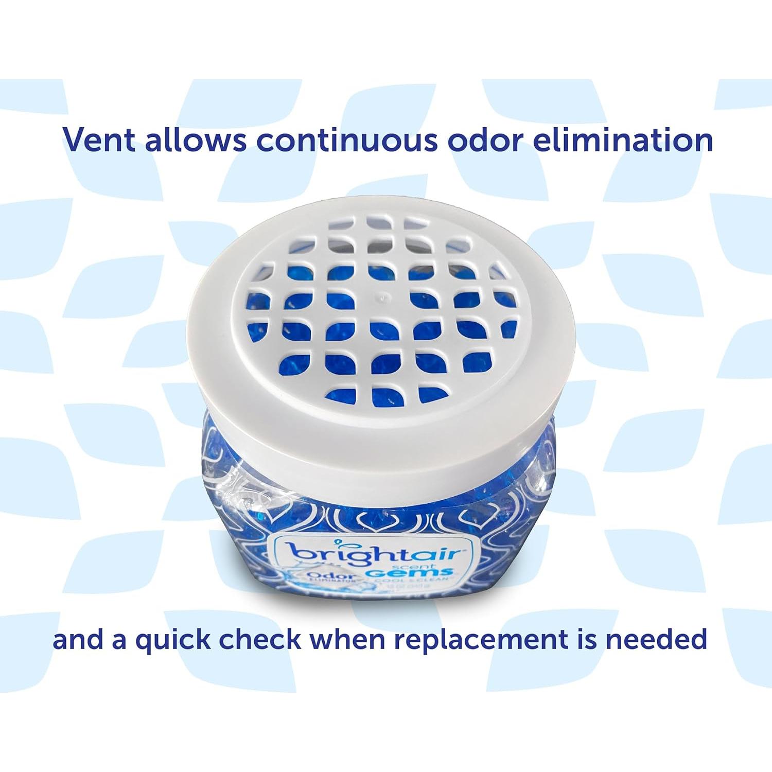 Gemas Aromáticas Bright Air 12 oz, Caja de 6, Aroma Fresco