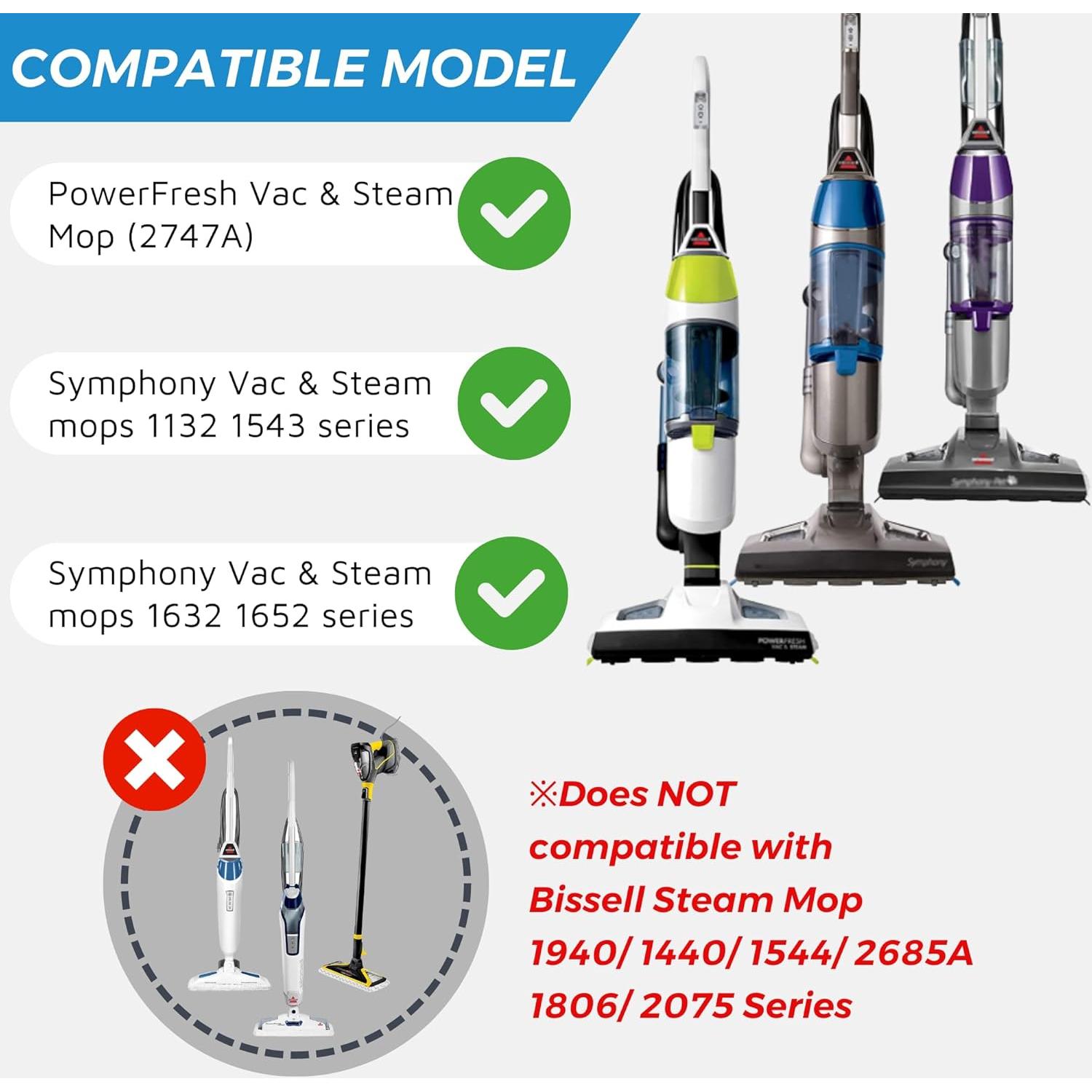 Paños de Reemplazo Flammi para Bissell PowerFresh 2747A - Paquete de 4