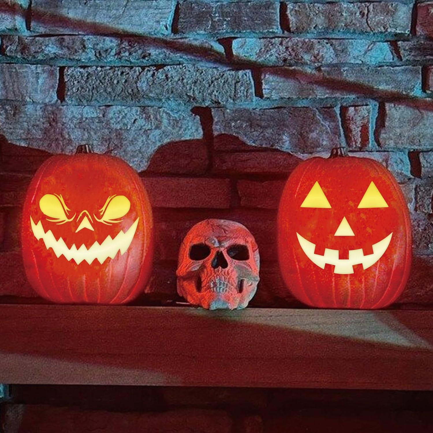 Plantillas de Halloween Reutilizables YHSLMH 16 Piezas 20.3cm