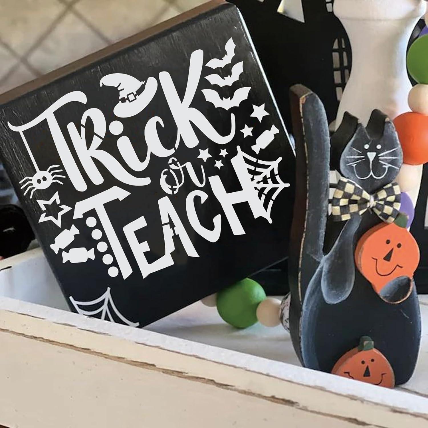 Plantillas de Halloween Reutilizables YHSLMH 16 Piezas 20.3cm