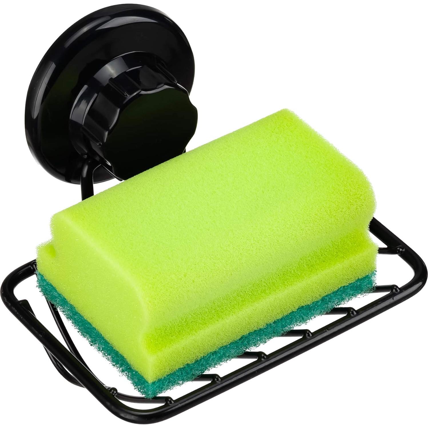 Soporte de Jabón iPEGTOP de Acero Inoxidable Negro 13.21x10.67cm