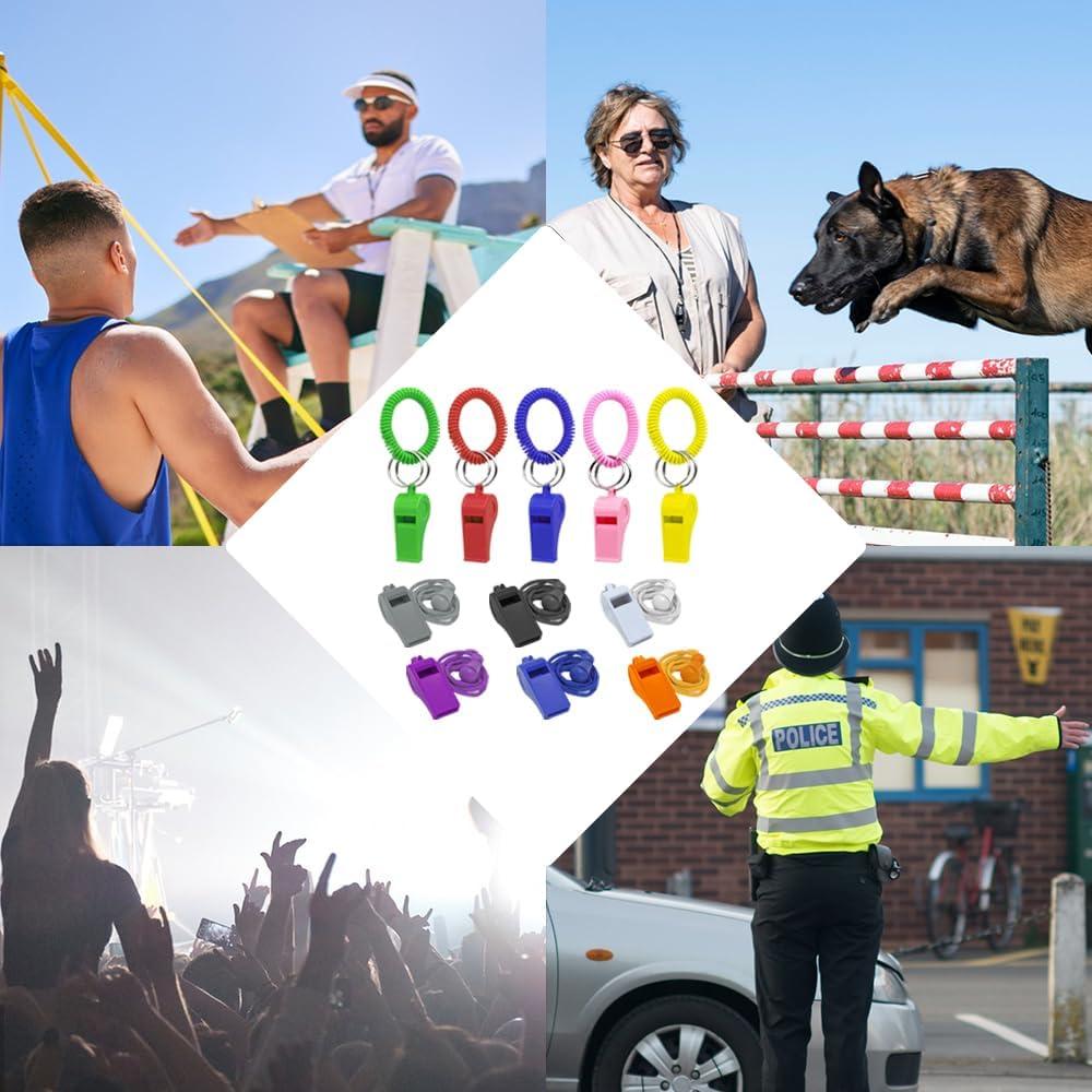 Silbatos para Entrenadores AFUNTA - Paquete de 12 Colores