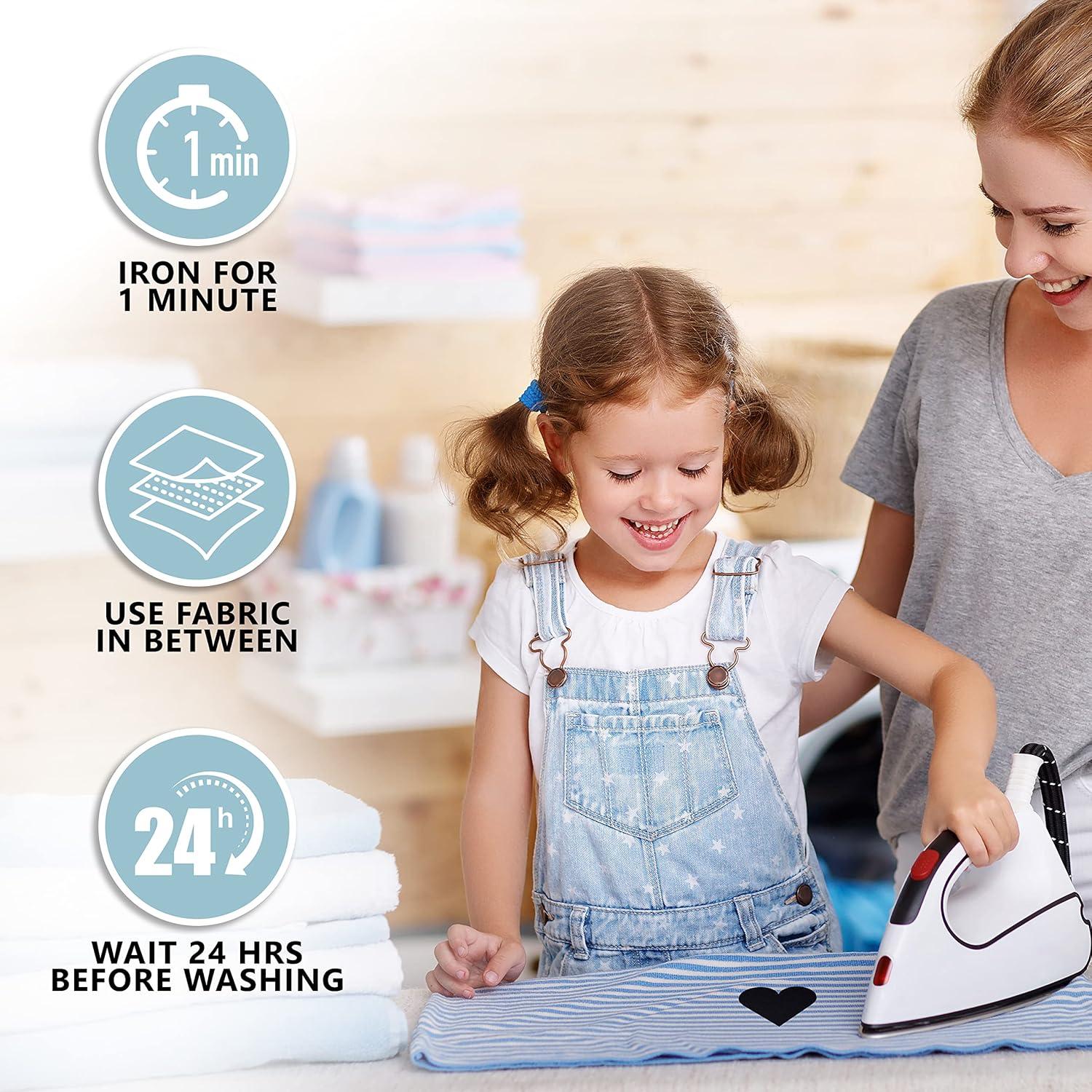 Parches de Planchar Johnson & Smith - 14 Parches Adhesivos de Tela