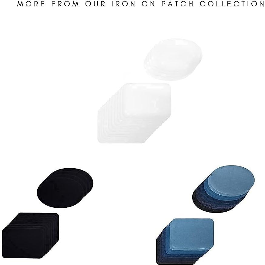 Parches de Planchar Johnson & Smith - 14 Parches Adhesivos de Tela