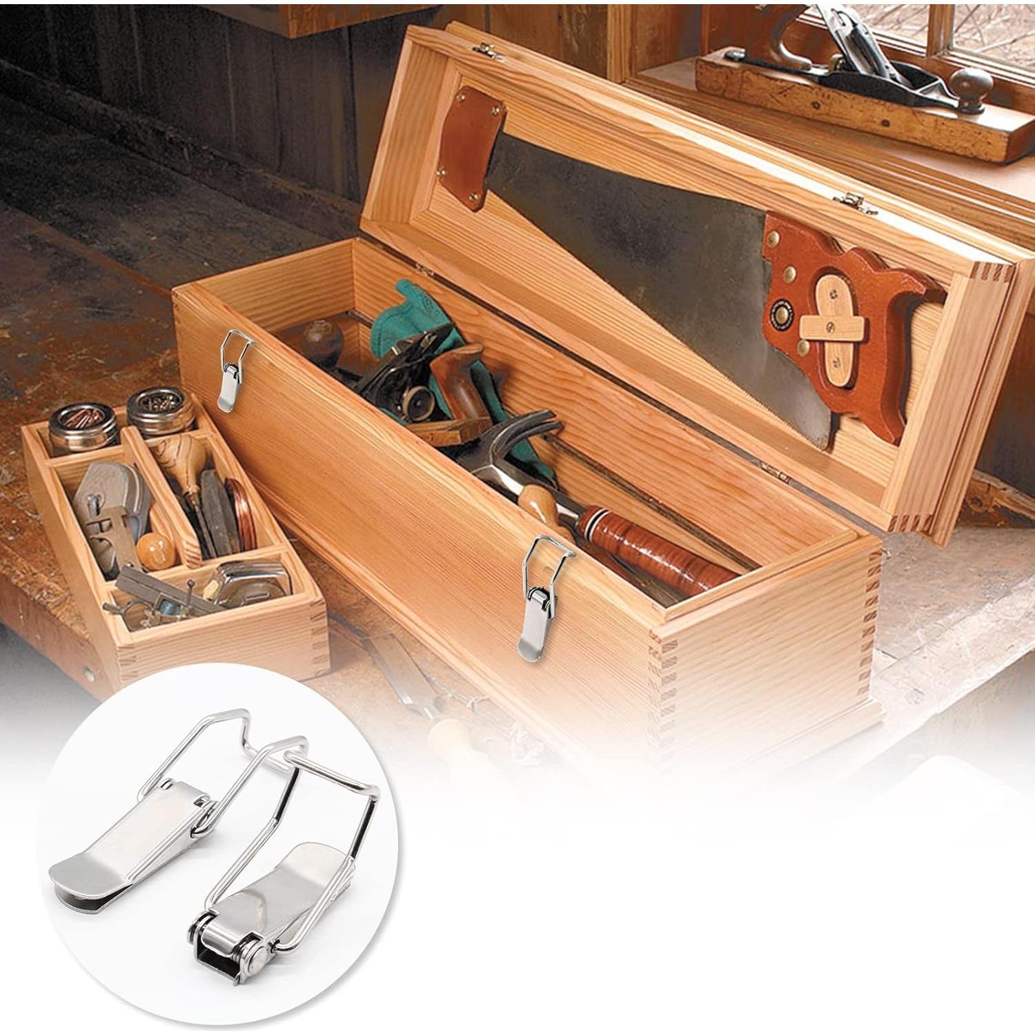 4 Pestillos de Resorte Acero Inoxidable 304 73mm Cionyce