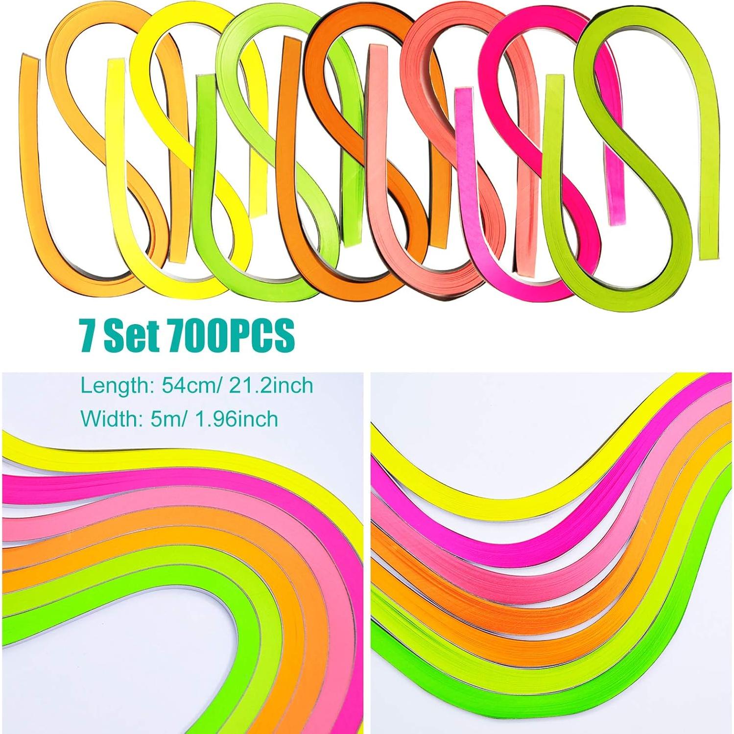 Kit de Quilling de Papel Woohome 33 PCS con 1600 Tiras