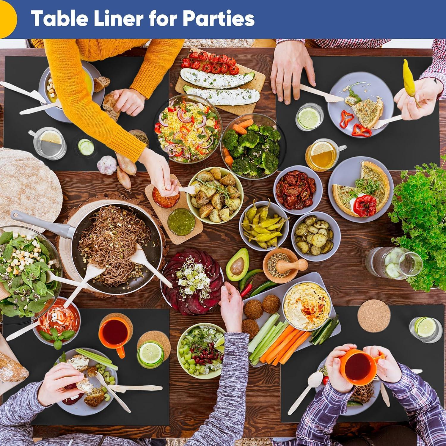 Papel de Kraft Negro Vanhench 44.7x170.2 cm 80GSM