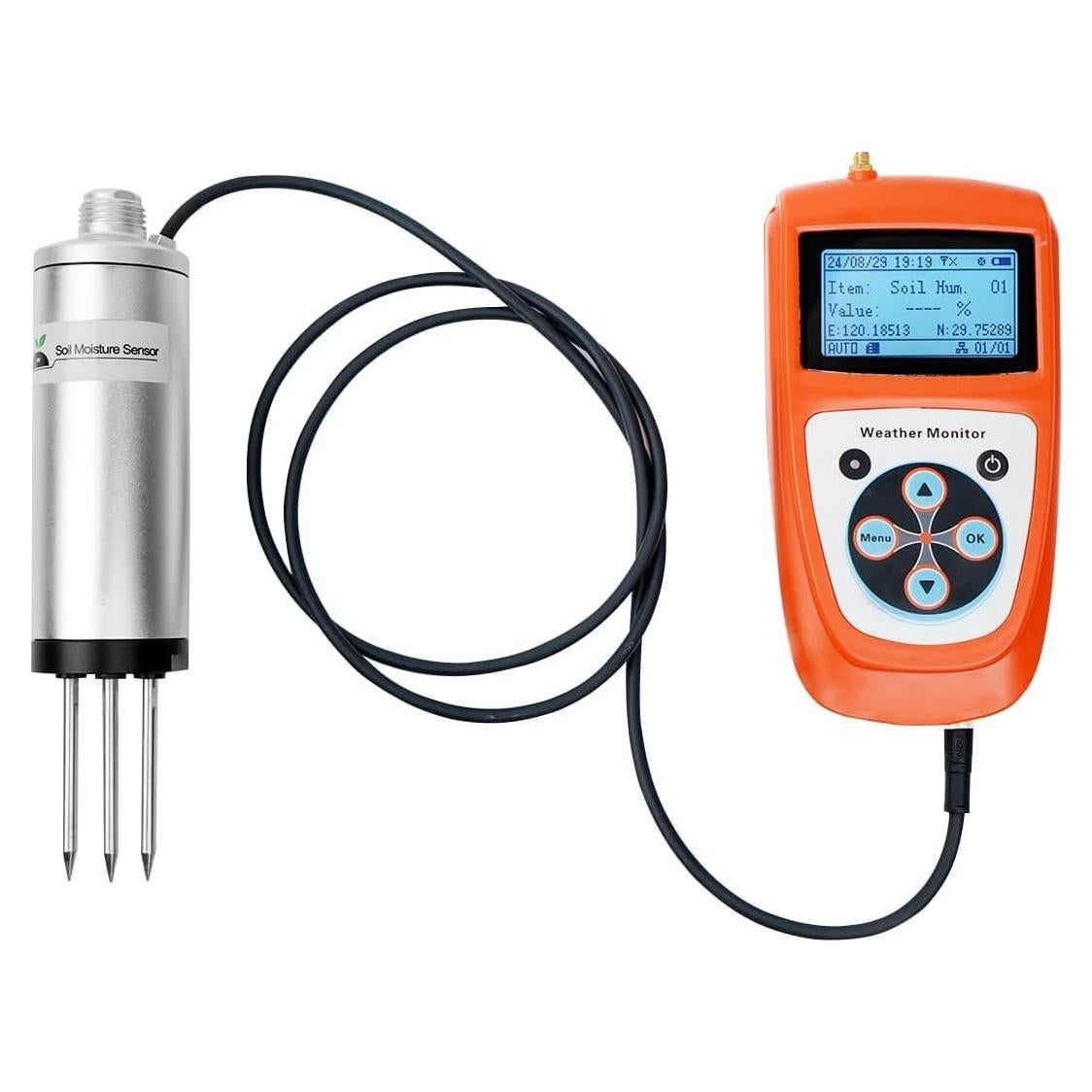 Medidor de Humedad del Suelo VODESON FDR - Pantalla LCD, 30,000 Registros