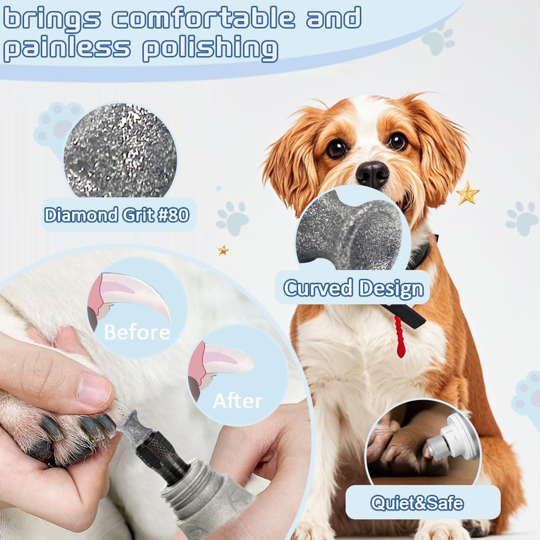 Puntas de Amoladora de Uñas Diamante Posinda 2PCS 3.17mm