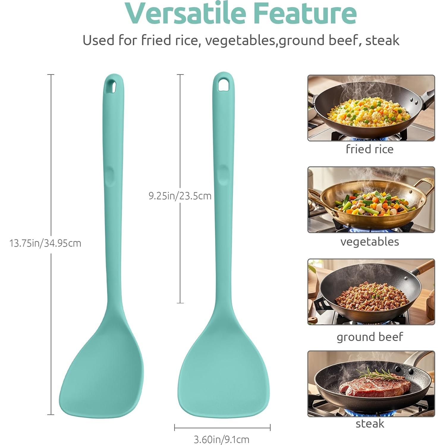Espátula de Wok U-Taste de Silicona 34.9 cm Resistente al Calor