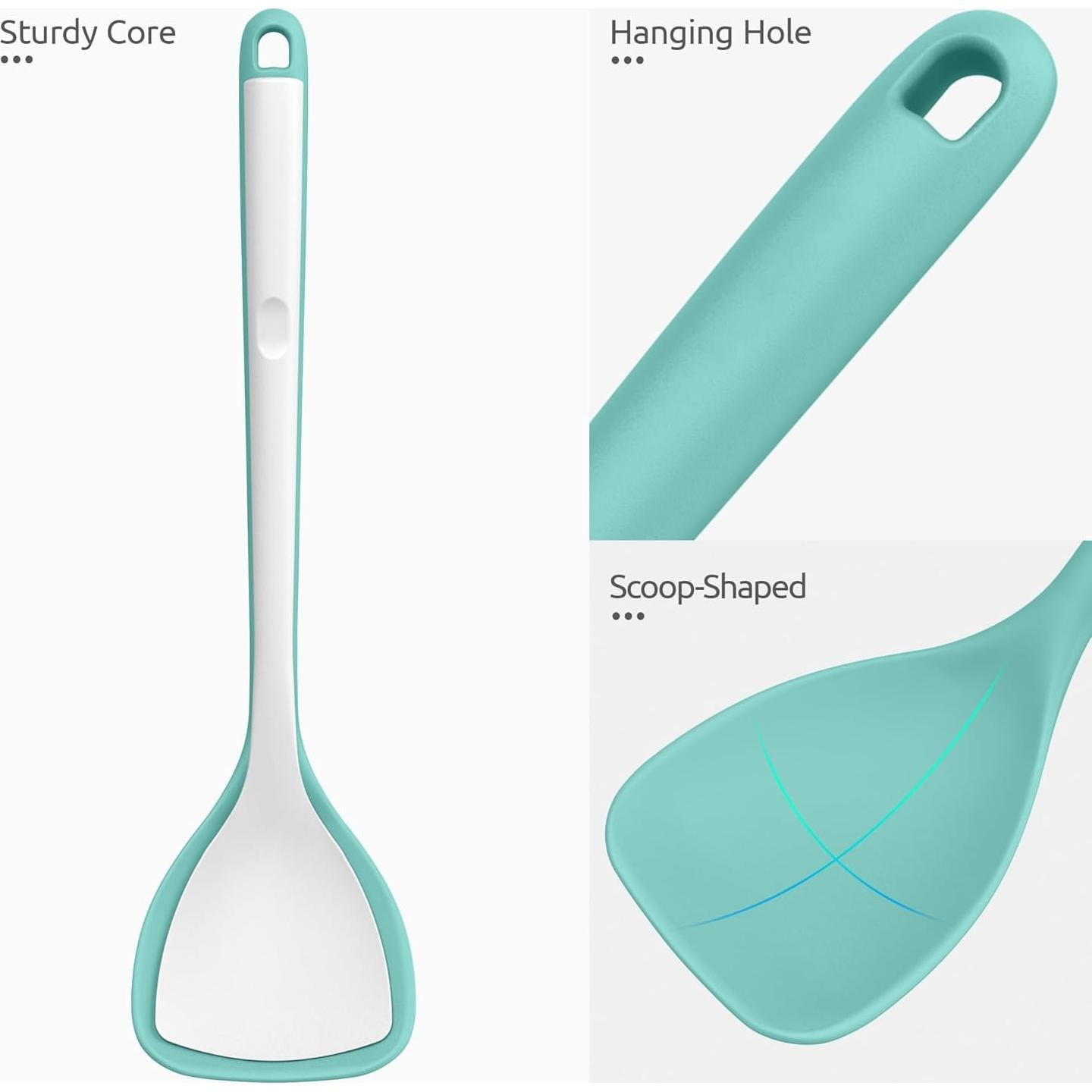 Espátula de Wok U-Taste de Silicona 34.9 cm Resistente al Calor