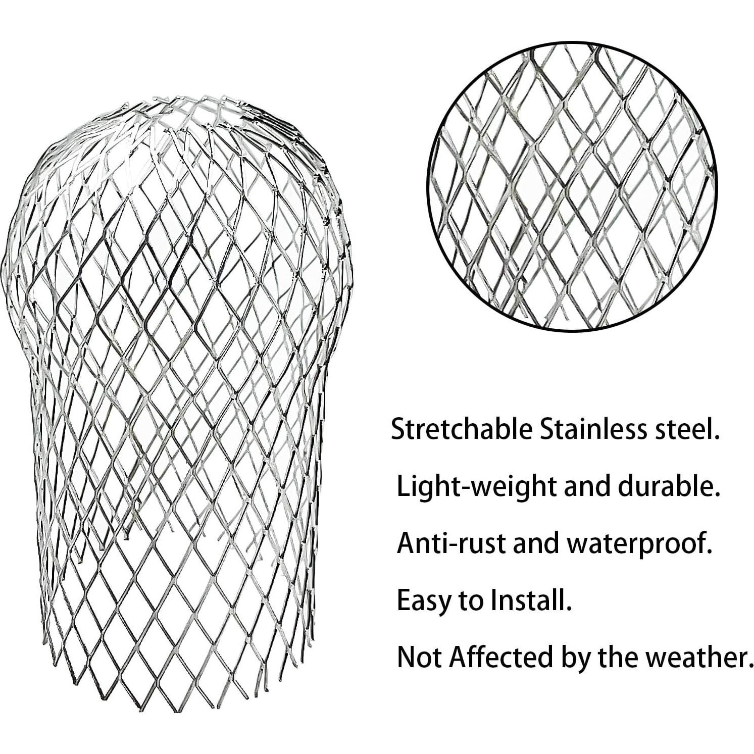 EBaokuup 8 Protectores de Canalón de Aluminio Antibloqueo