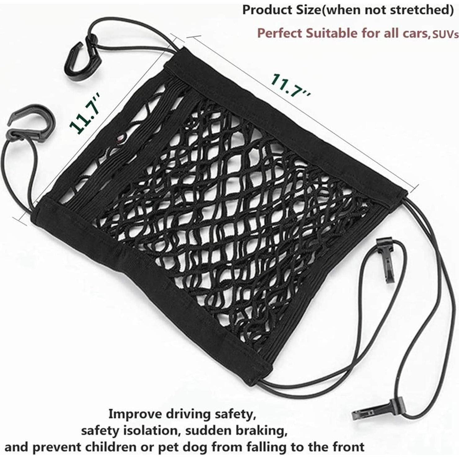 Barrera para Mascotas DYKESON con Organizador de Malla 3 Capas