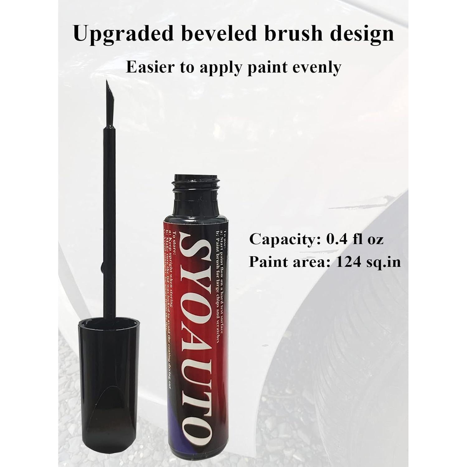 Pintura de Retoque Negra SYOAUTO para Tesla Model Y 3 X S 0.4 oz