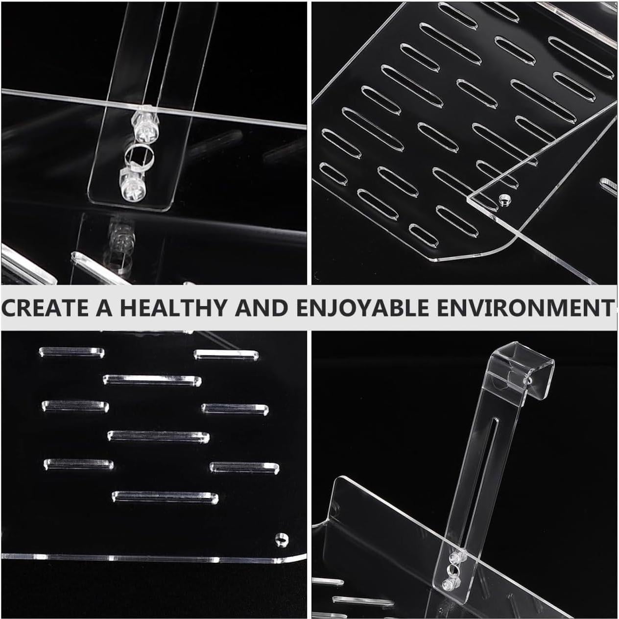 Plataforma de descanso para tortugas VANZACK 29x22x24 cm Acrílico