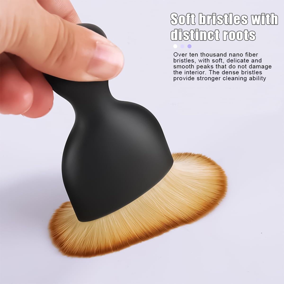 Cepillo de Limpieza para Automóvil LKAHG - Diseño Curvado Negro