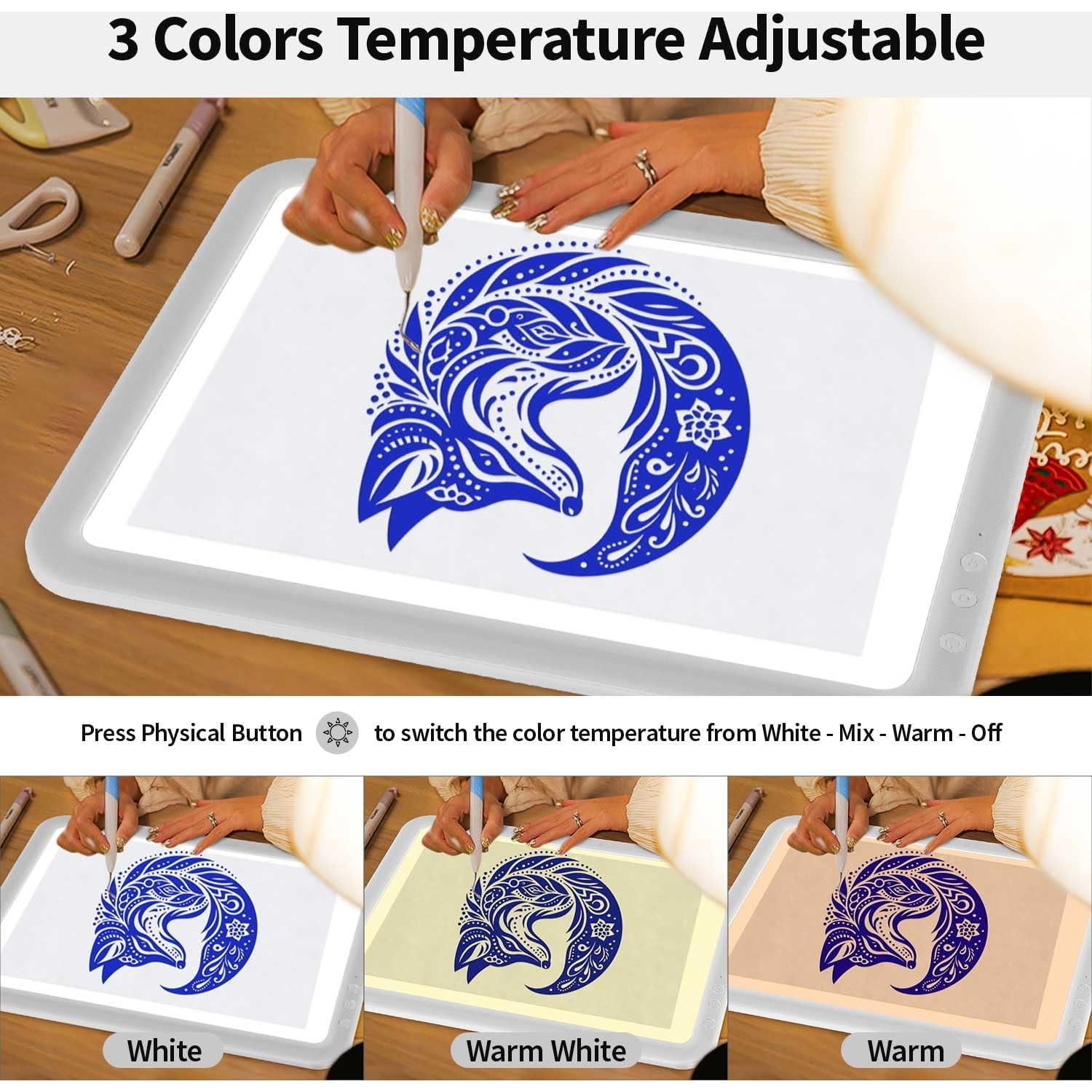 Mesa de Luz A3 Zocelight Inalámbrica 6670Lux 3 Temperaturas