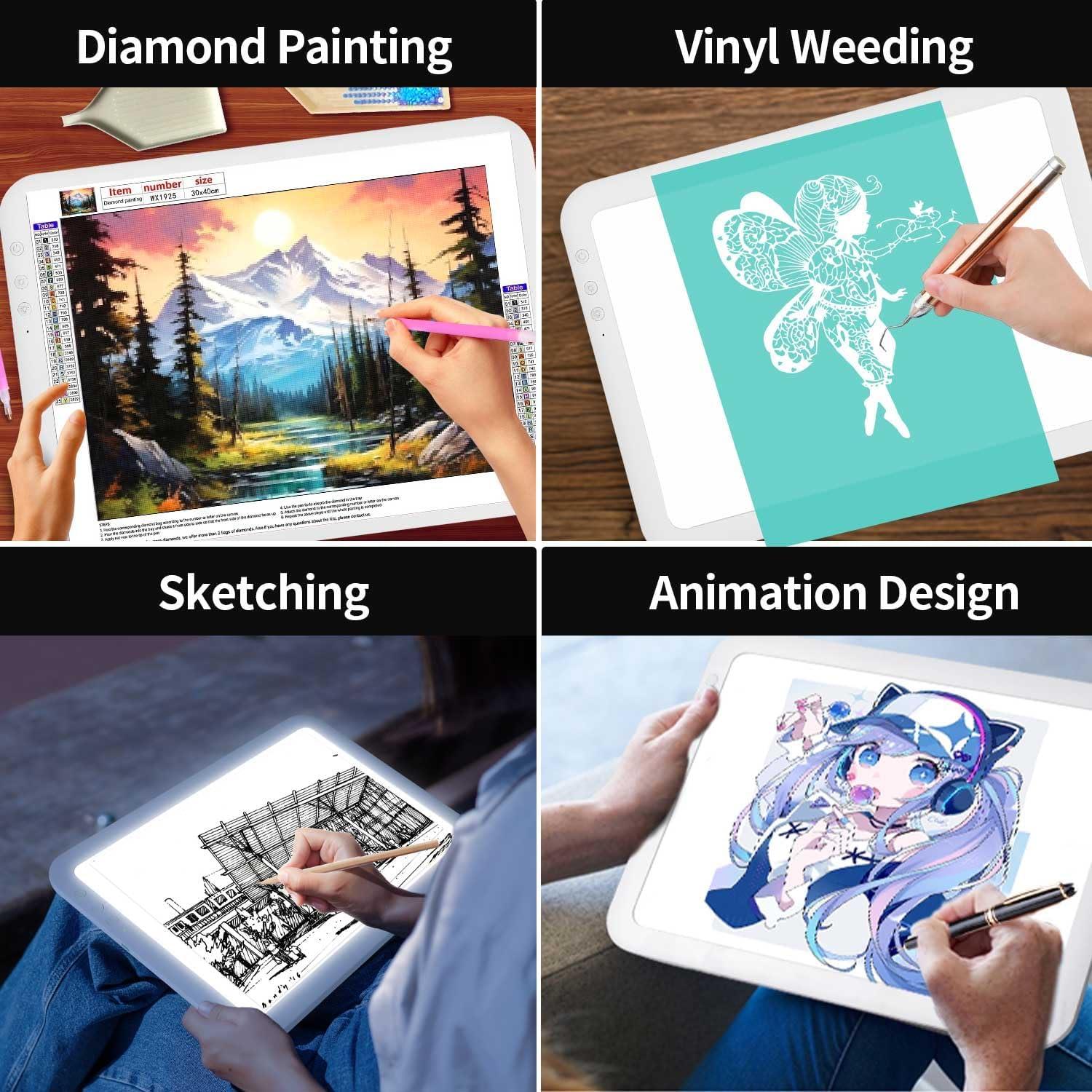 Mesa de Luz A3 Zocelight Inalámbrica 6670Lux 3 Temperaturas