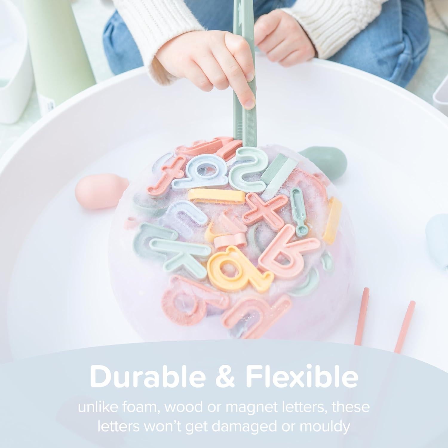 Inspire My Play Lowercase Alphabet Letters for Kids - ABC Toys for 3 Year Olds -Sensory and Messy Play