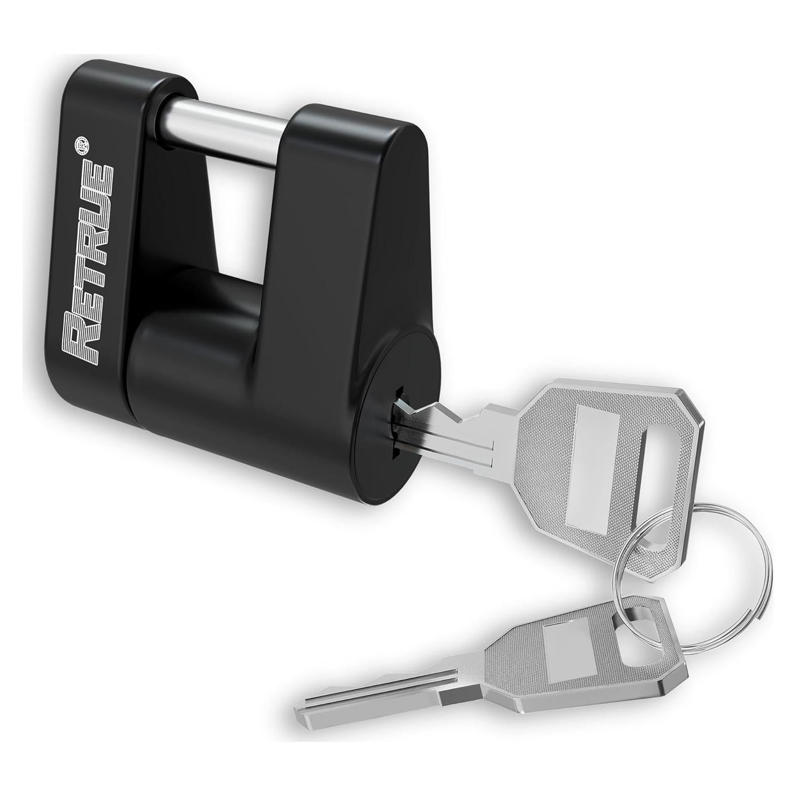 Cerradura de Acoplamiento de Remolque RETRUE Negra 0.64 cm