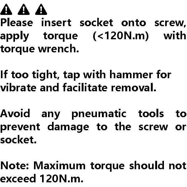 Kit de Llave de Tuerca de Bloqueo de Rueda 22PCS JEUCLEL