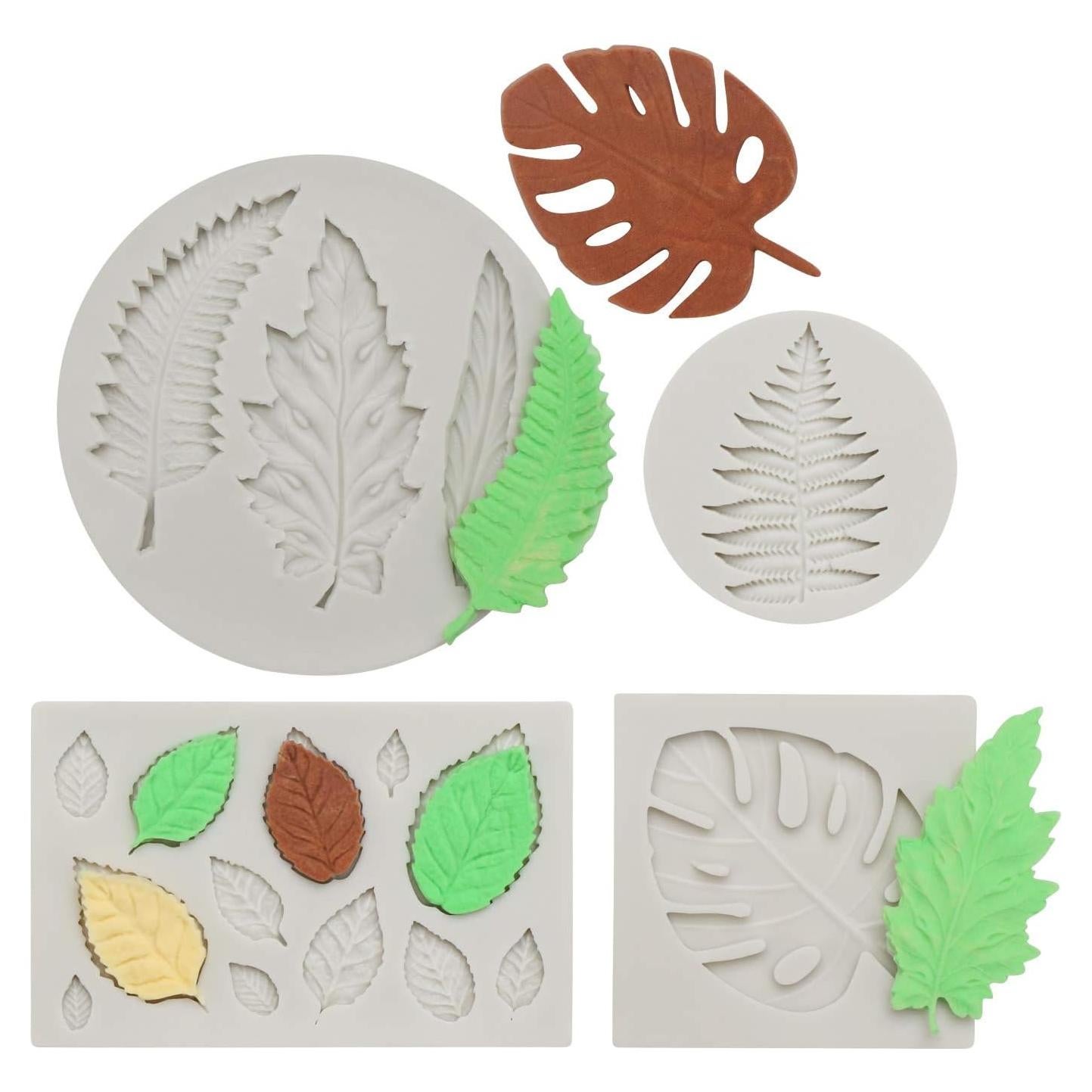 Molde de Silicona Beasea para Jabón y Chocolate - 4 Piezas