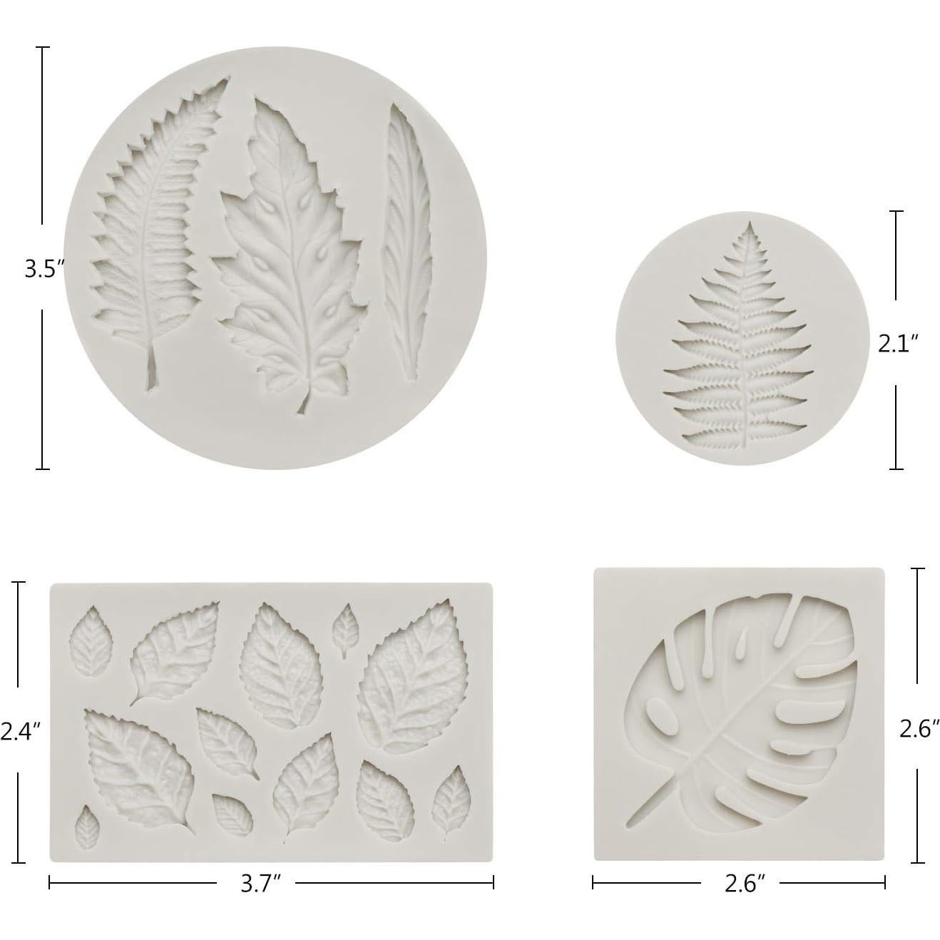 Molde de Silicona Beasea para Jabón y Chocolate - 4 Piezas