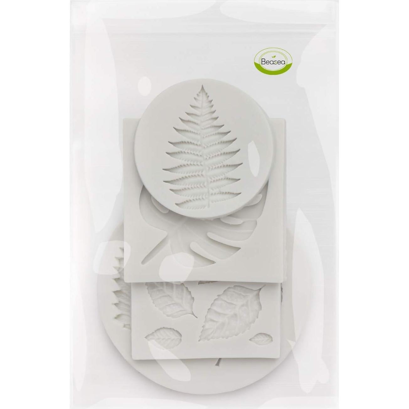 Molde de Silicona Beasea para Jabón y Chocolate - 4 Piezas