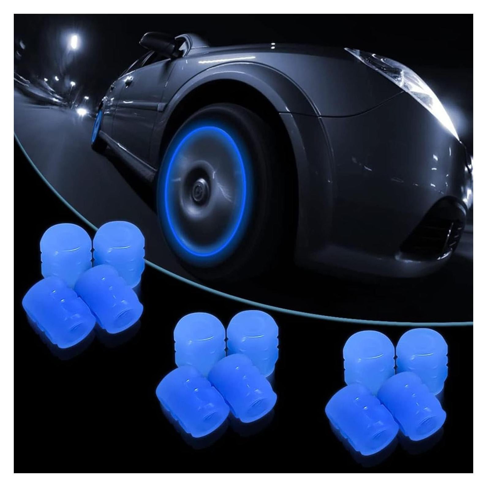 Tapas de Válvula Brillantes SISUJA - 20 Piezas Universales