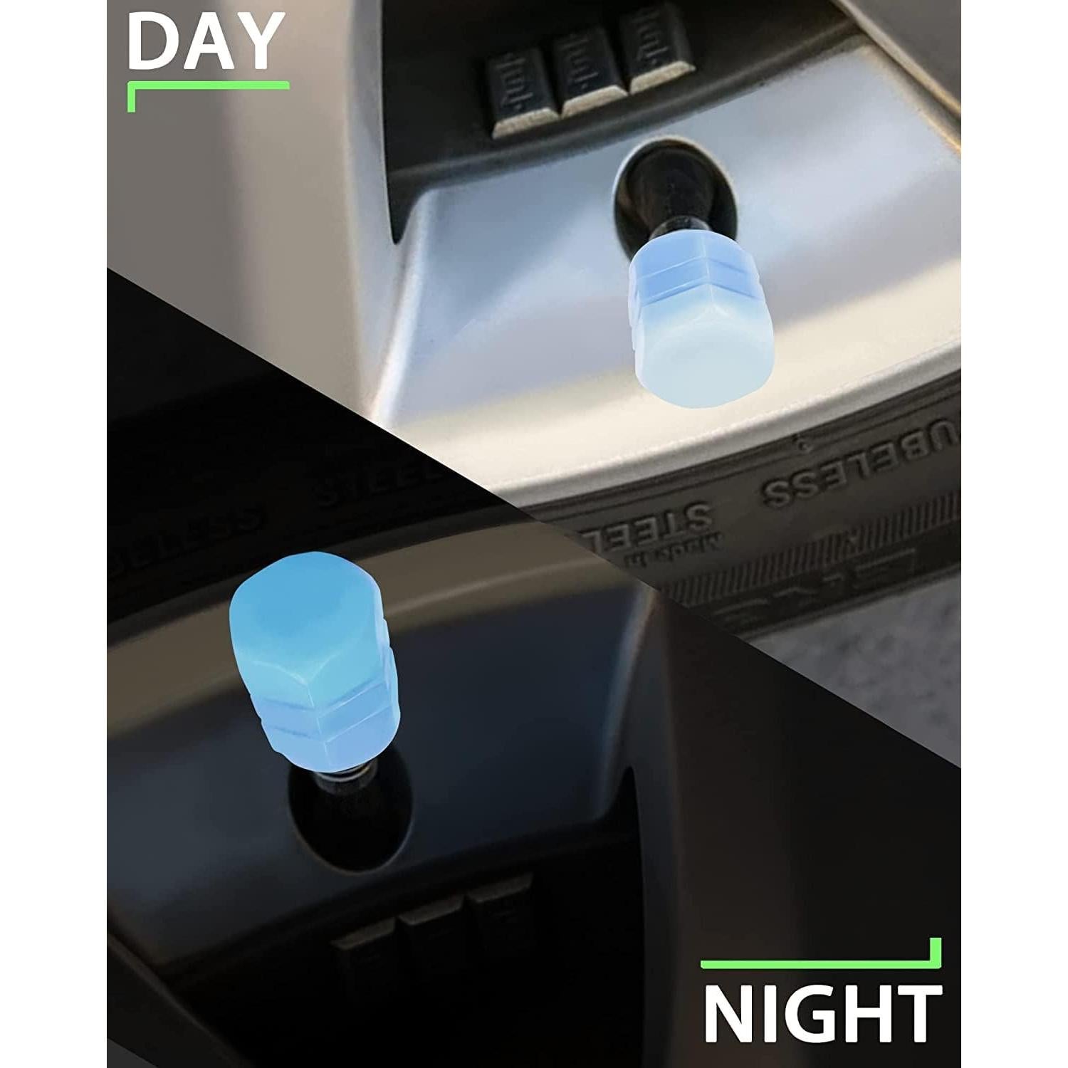 Tapas de Válvula Brillantes SISUJA - 20 Piezas Universales