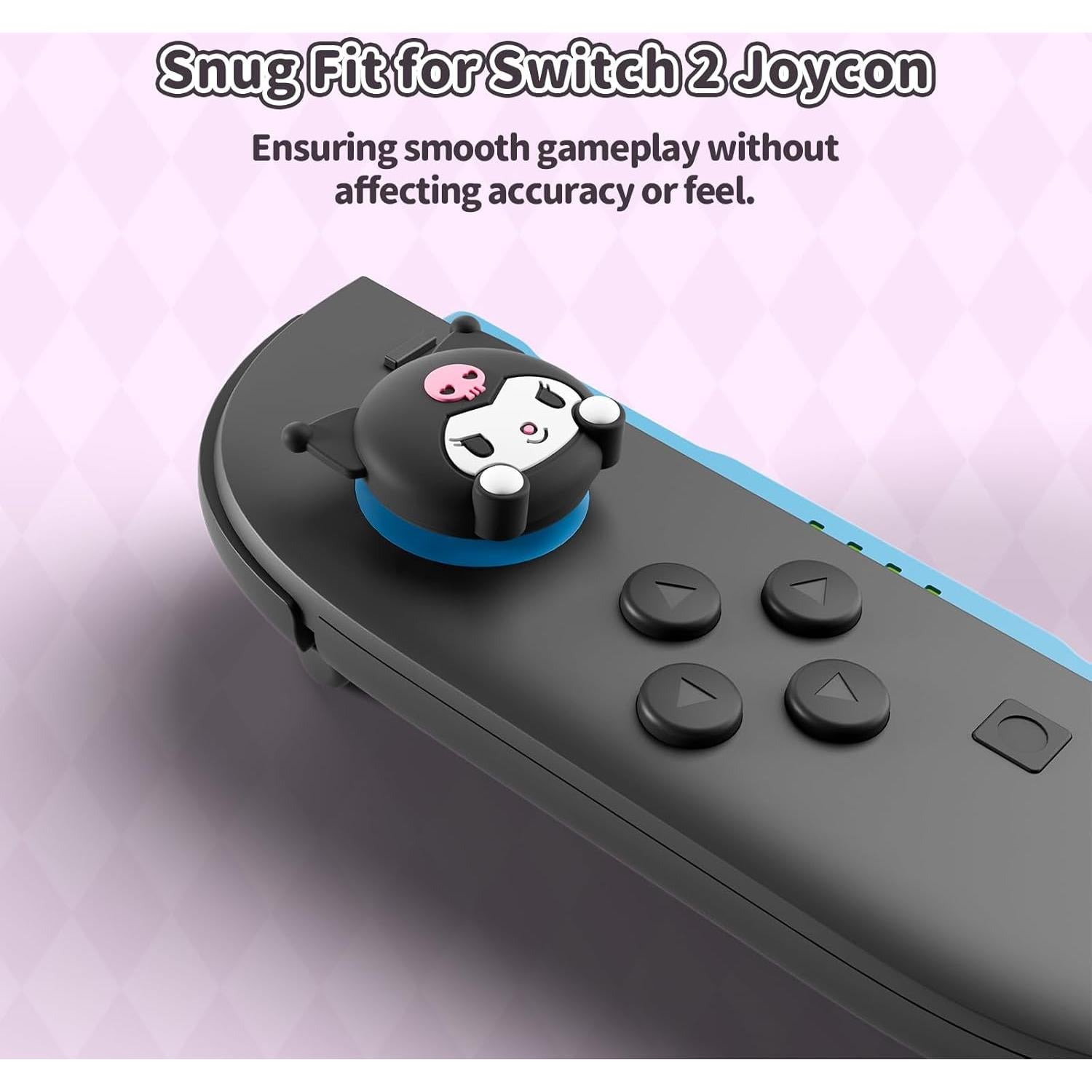 Tapas de agarre de pulgar Kuitmor para Nintendo Switch 2 - 4 Piezas