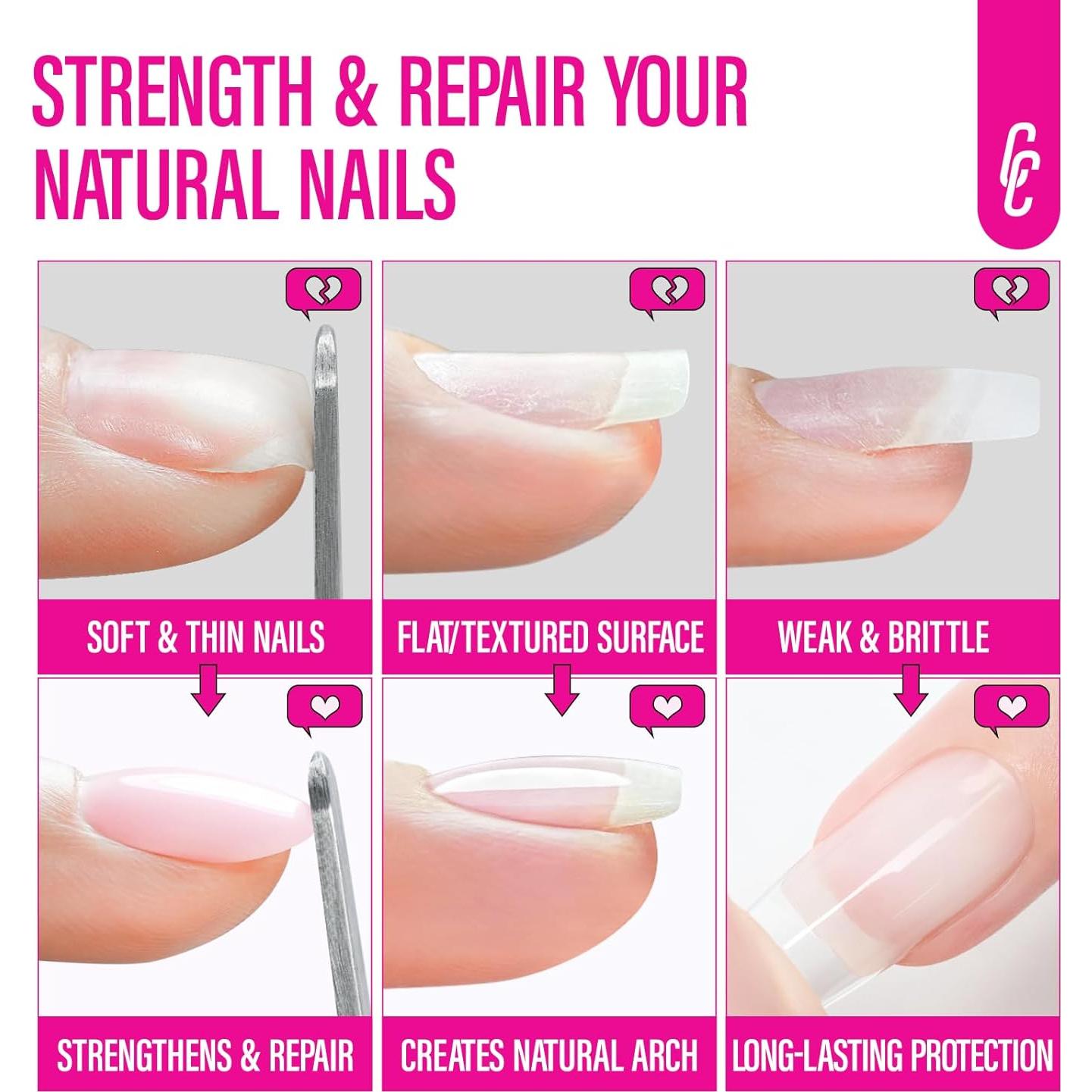 CHUCHU Endurecedor de Uñas Blanco Lechoso 90g - Tratamiento UV