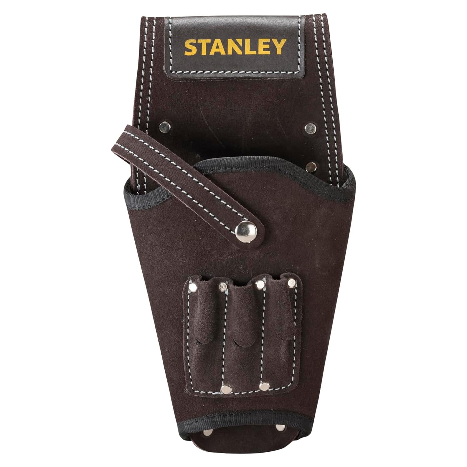 Funda de Taladro de Cuero STANLEY - Talla Única - Negro
