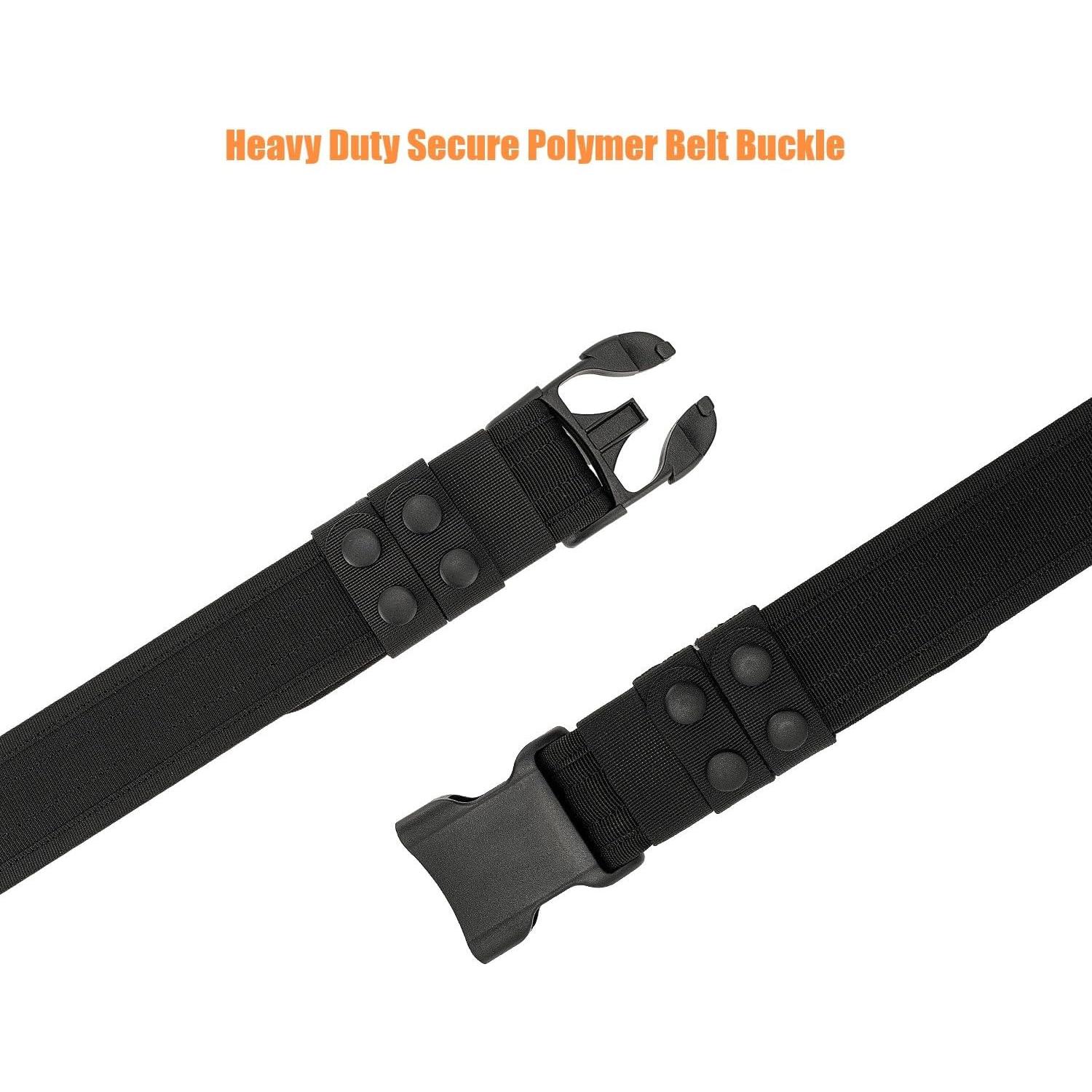 Cinturón de Deber TACNEX 5 cm Nylon 4 Sujetadores Seguridad