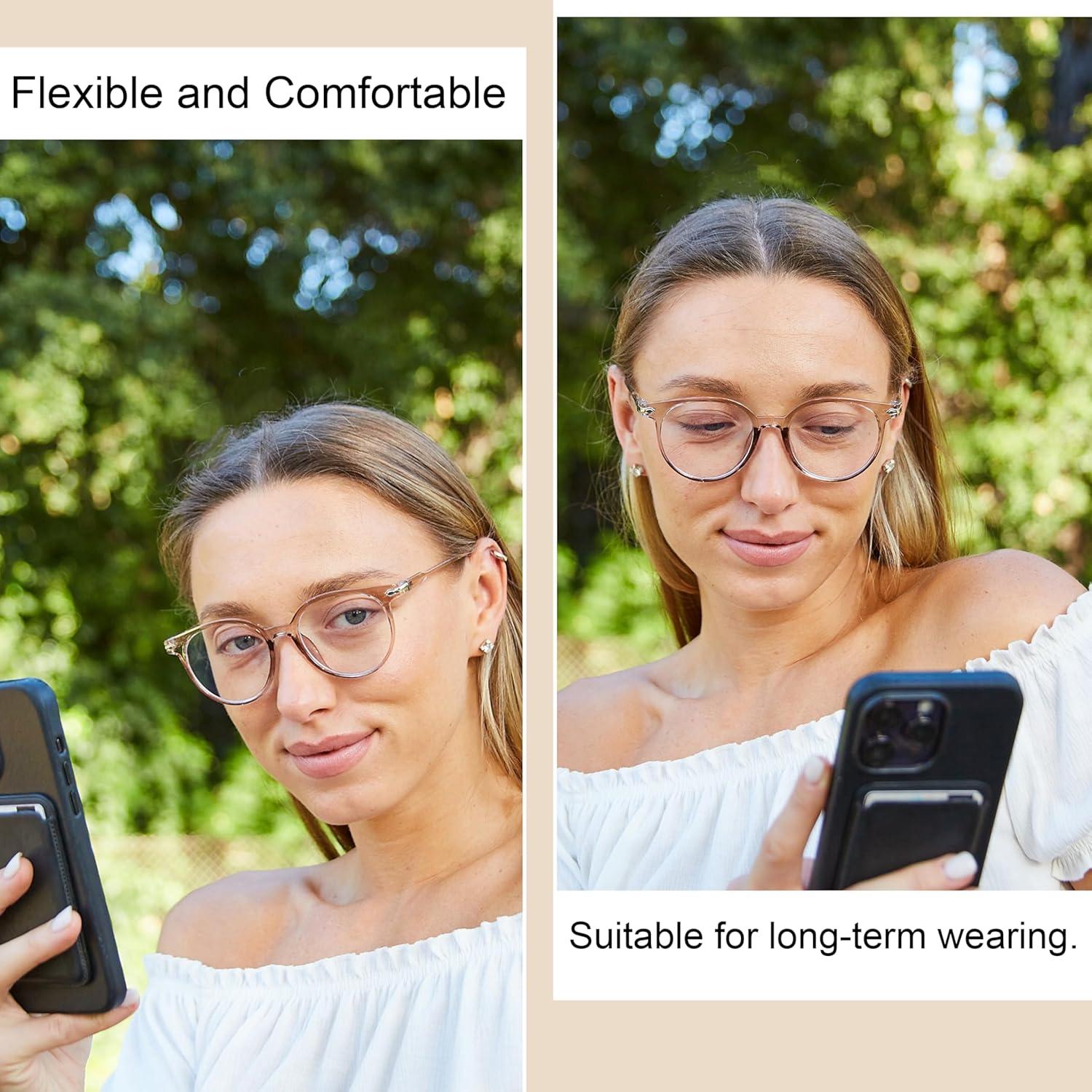 Gafas de lectura OWL con bloqueo de luz azul y UV - Estilo retro