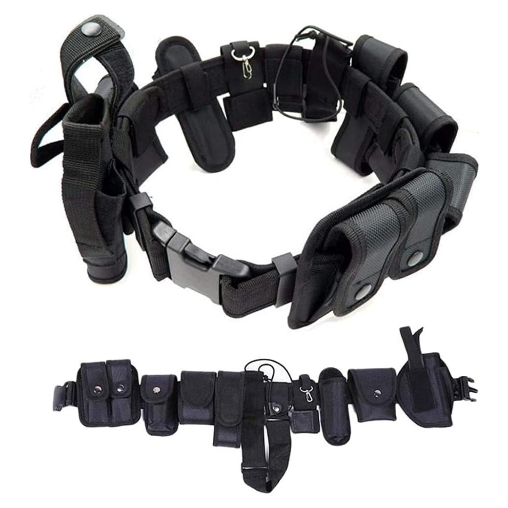 Cinturón Táctico Multifuncional Ltvystore 80-140 cm Negro