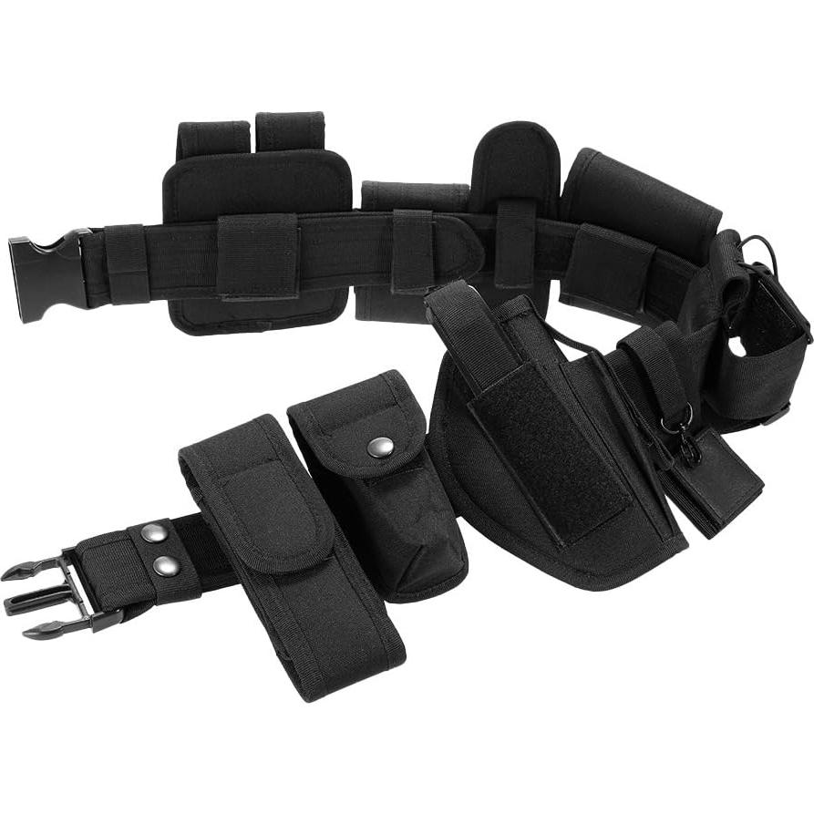 Cinturón Táctico Multifuncional Ltvystore 80-140 cm Negro