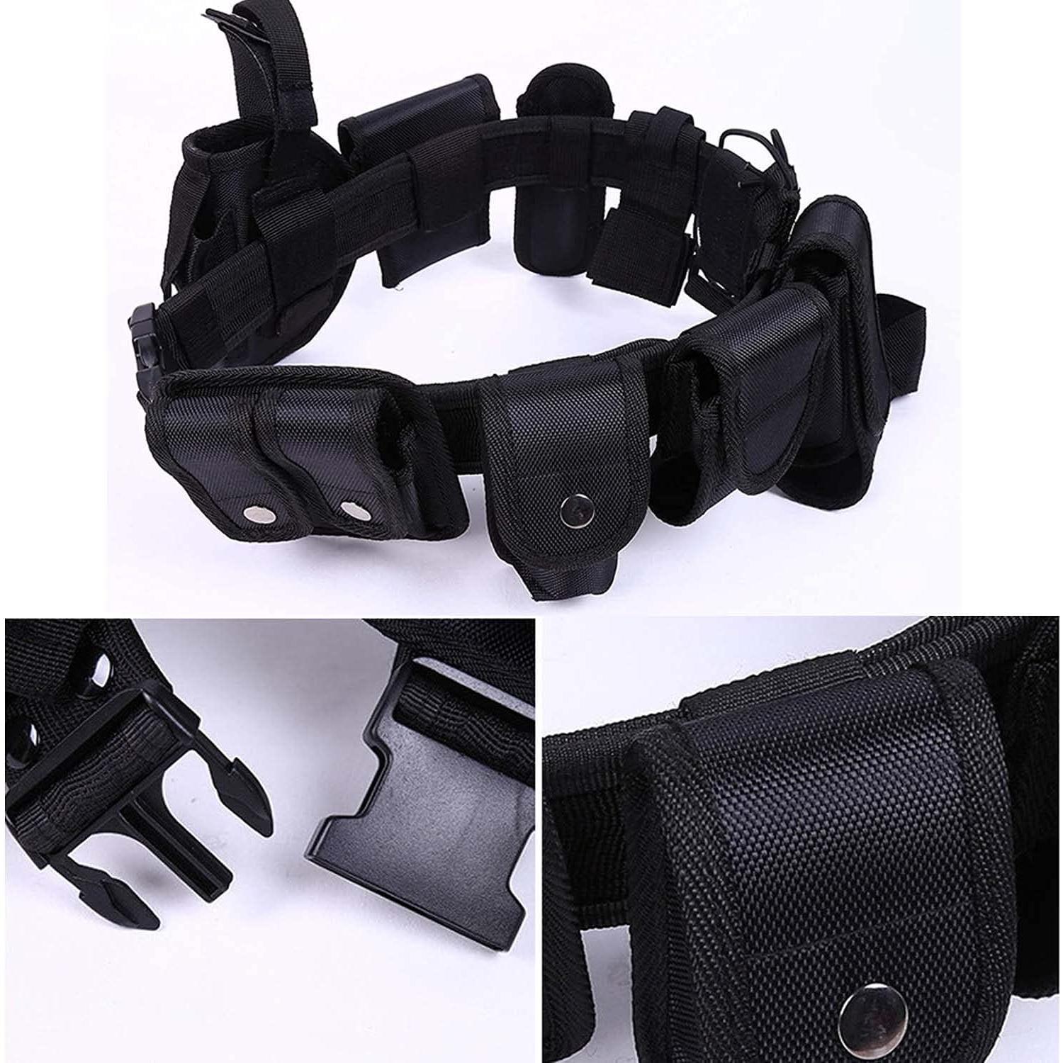 Cinturón Táctico Multifuncional Ltvystore 80-140 cm Negro