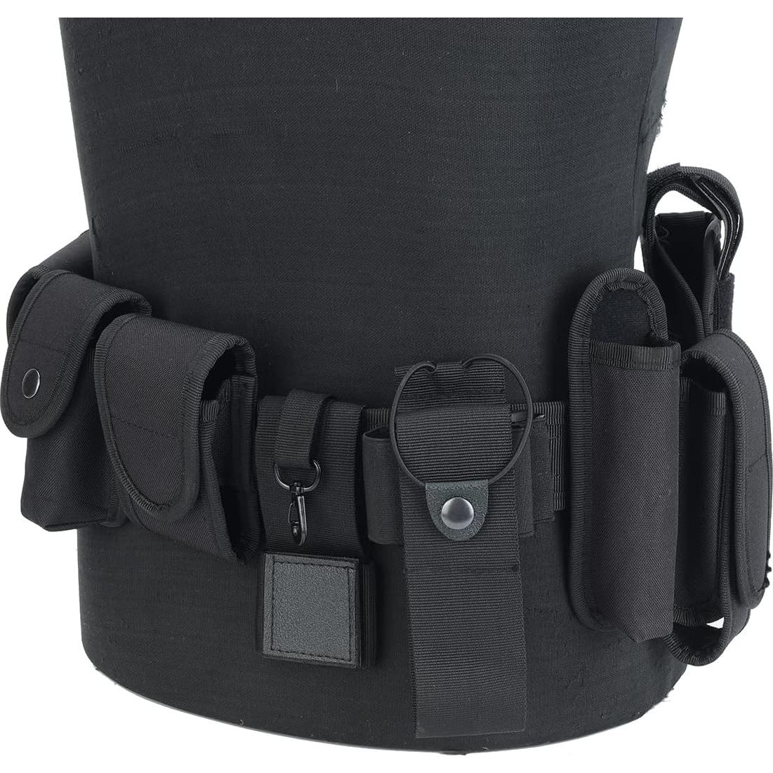 Cinturón Táctico Multifuncional Ltvystore 80-140 cm Negro